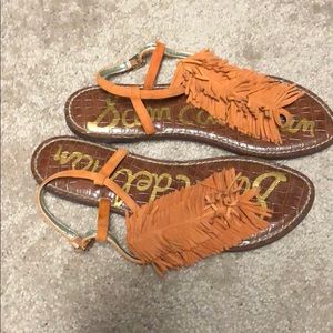 Sam Edelman orange sandals Gela